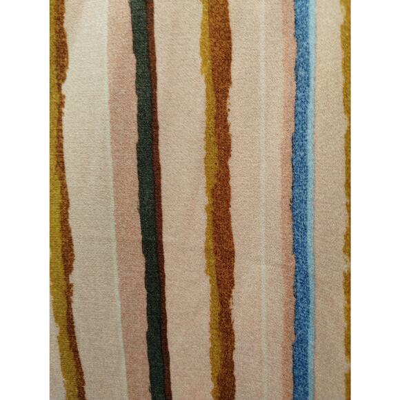 BCBGeneration NWT Size Large Riviera Stripe Multicolored Pull-On Paperbag Pants - Picture 2 of 8